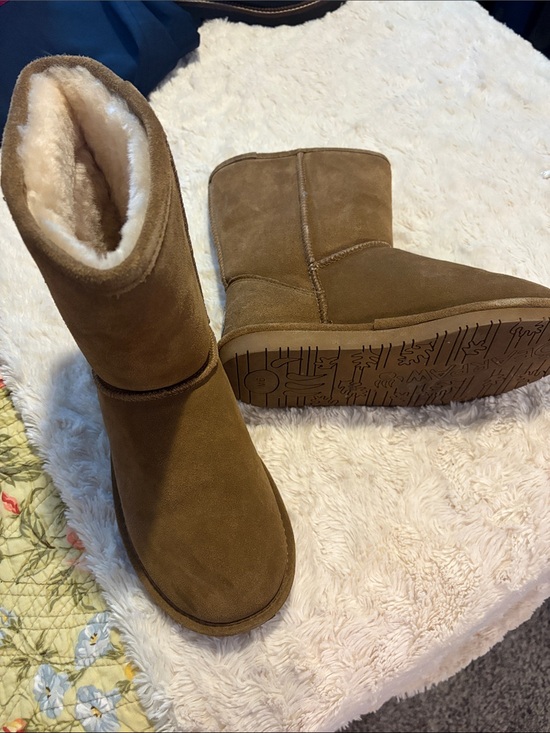 BearPaw Shoes - BearPaw Women's Fleece-Lined Suede Winter Boot in Chestnut Brown